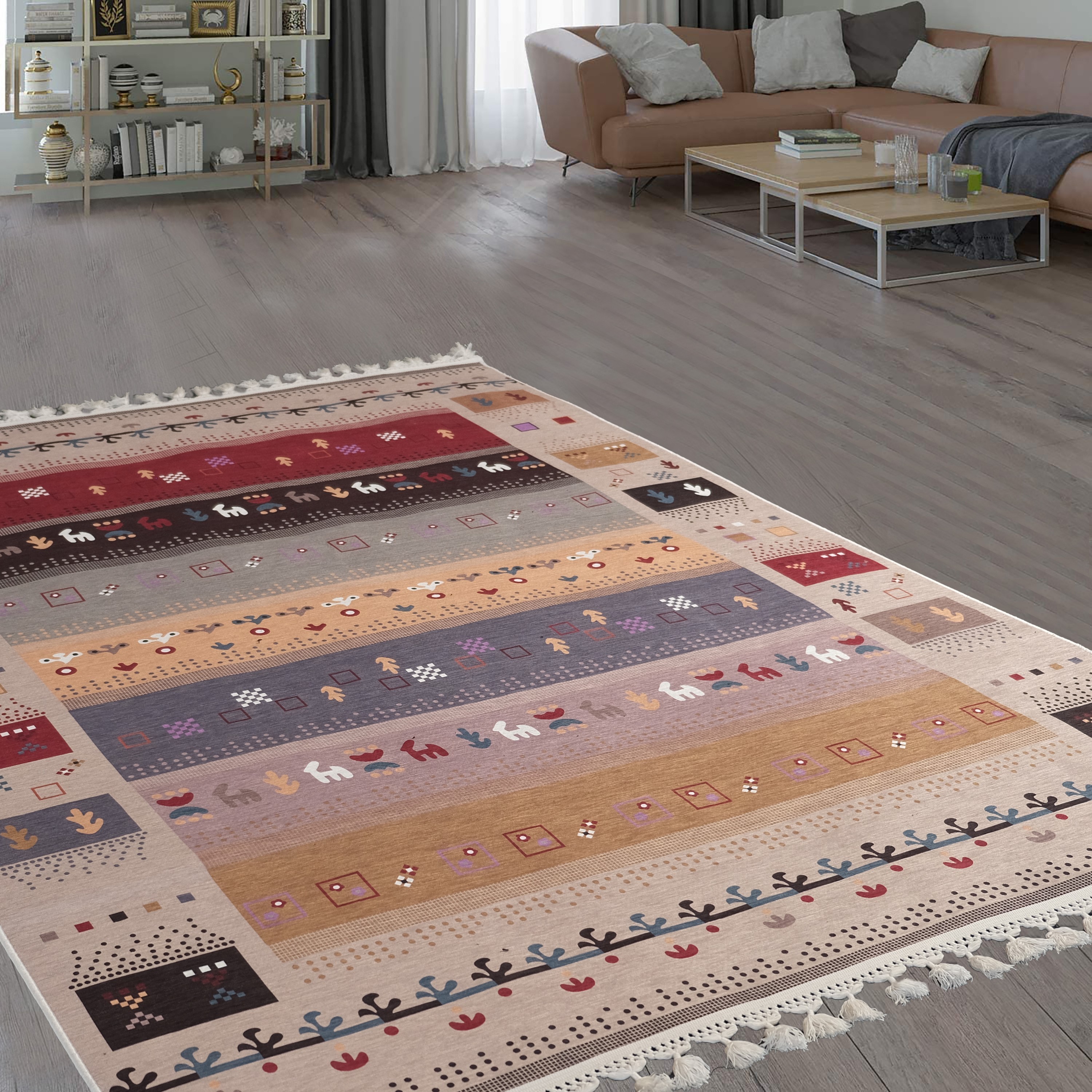 DİJİTAL BASKILI KİLİM